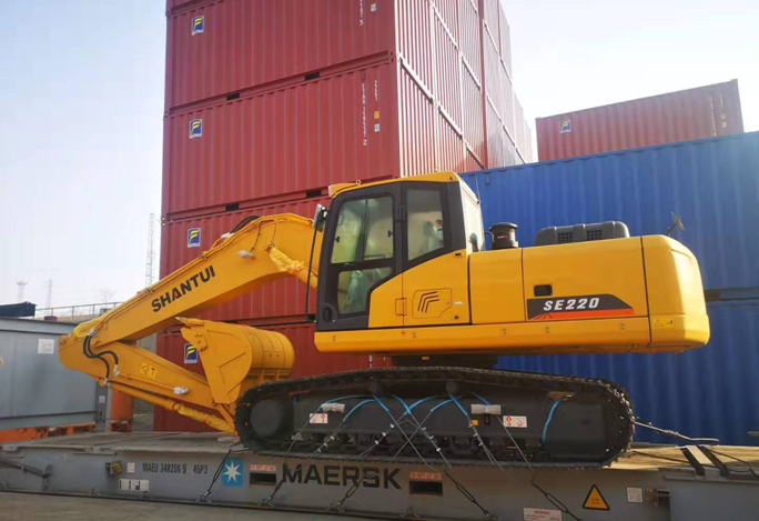 Congratulations On Successful Shipping Of First Excavator To European Market