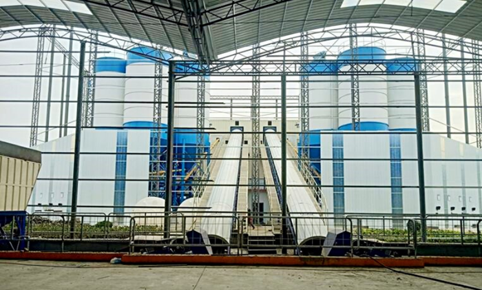 Two Units Shantui Hzs180-3r Concrete Mixing Plants Successfully Passed The Customer’s Acceptance Inspection