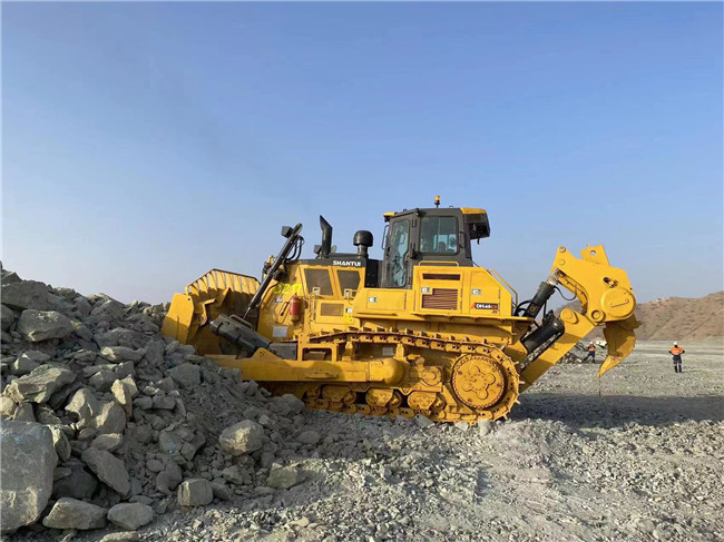 Shantui DH46-C3 bulldozer work on a mining site in Eritrea