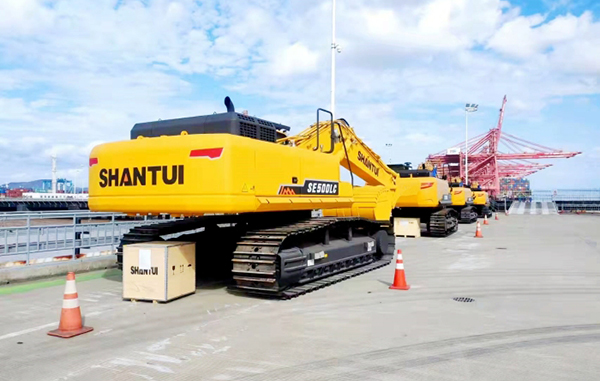 Shantui Equipment Shipped in Batch to Southern Africa